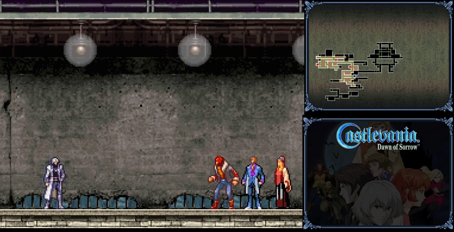 Castlevania Dawn of Sorrow - геймплей игры Nintendo DS